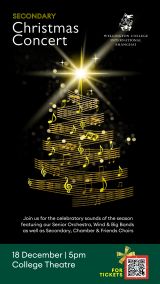 Wellington Secondary Christmas Concert 2025