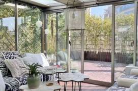 Huge terrace@2brs near Jing'an Temple/Changshu Road