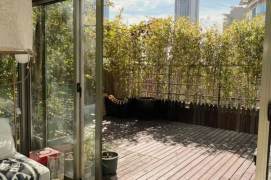 2 br unique old Apt &floor heating &huge terrace/Wulumuqi rd