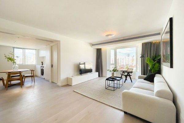 modern big 2brs floor heating big living room near line 4 and Huang pu river 