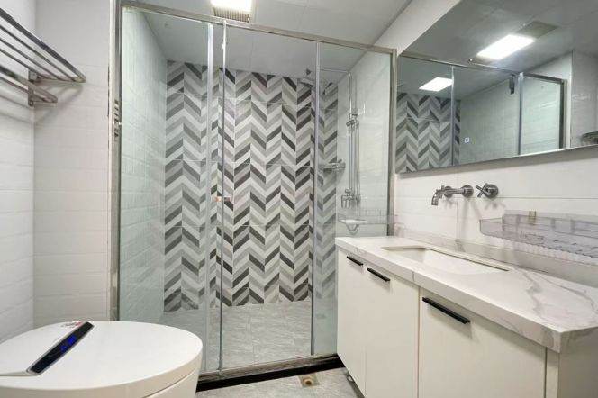 2 br modern high rise &floor heating &oven/zhongshan park 13K