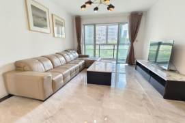 modern 3brs floor heating modern furniture balcony in Lujiazui 18.4K 