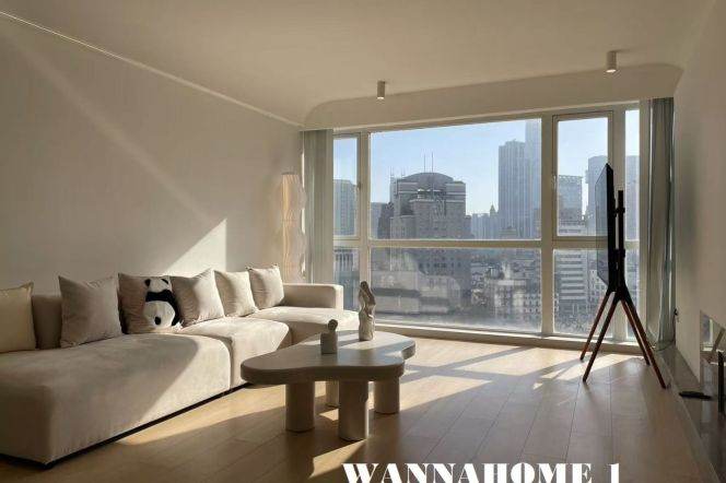 Spacious&Bright 3Bdrs 2Baths Apt+Awesome View+Top Compound+L1 Xin Zha Rd+People's Square