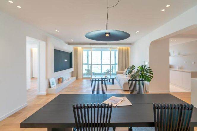 modern big 3brs floor heating good river view balcony beside Su zhou river line 1,2,8