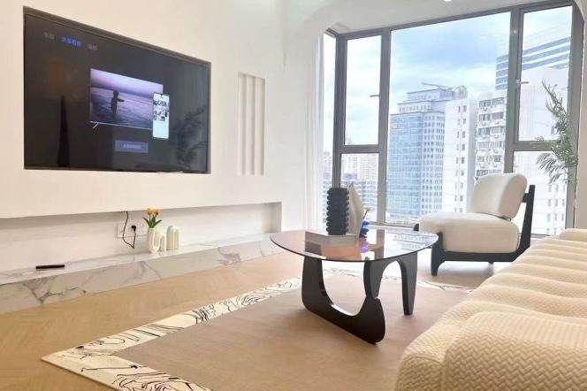 modern 2brs floor heating nice furniture near line 1,12,13 and Su zhou river 18K