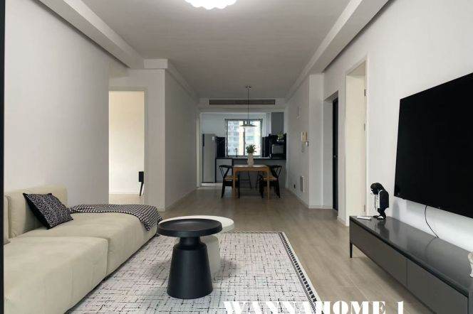 Really Bright&Spacious 3Bdrs 2Baths Apt+Zhongshan Park+Big Balcony+Top Compound