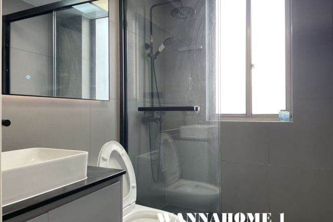 Really Bright&Spacious 3Bdrs 2Baths Apt+Zhongshan Park+Big Balcony+Top Compound