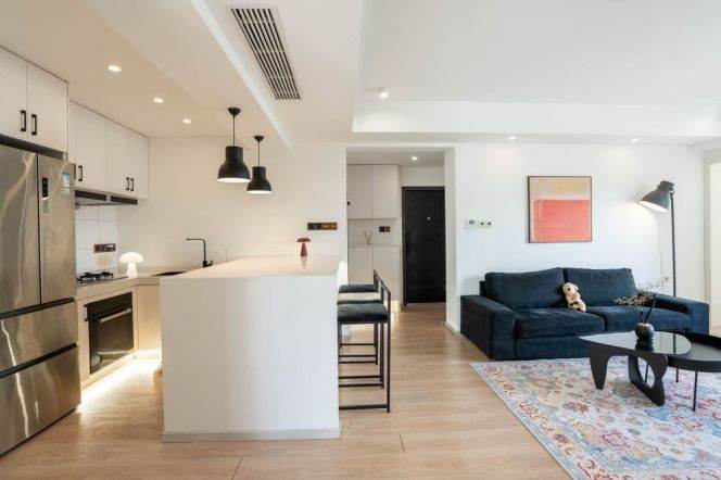 150 sqm 3+1 br high rise &balcony &floor heating/South shanxi rd 21K