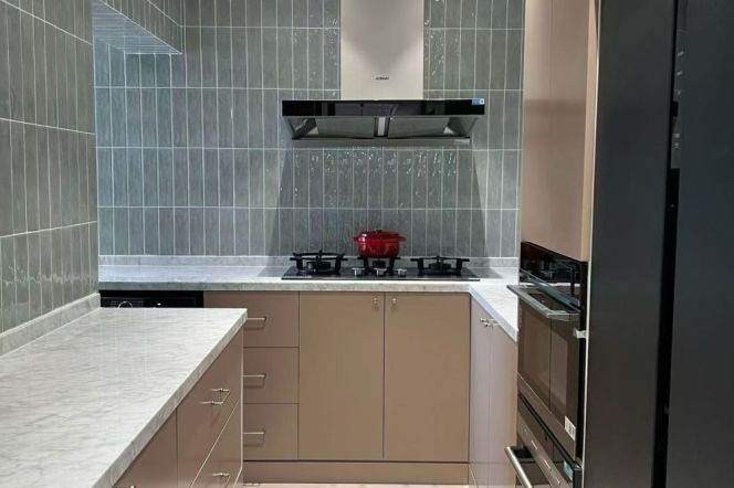 moderrn 3brs floor heating modern furniture nice view in Xujiahui line 1,9,11 