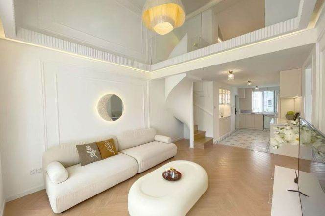modern big duplex 2brs floor heating modern furniture near west nan jing road line 2,12,13