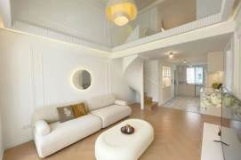 modern big duplex 2brs floor heating modern furniture near west nan jing road line 2,12,13