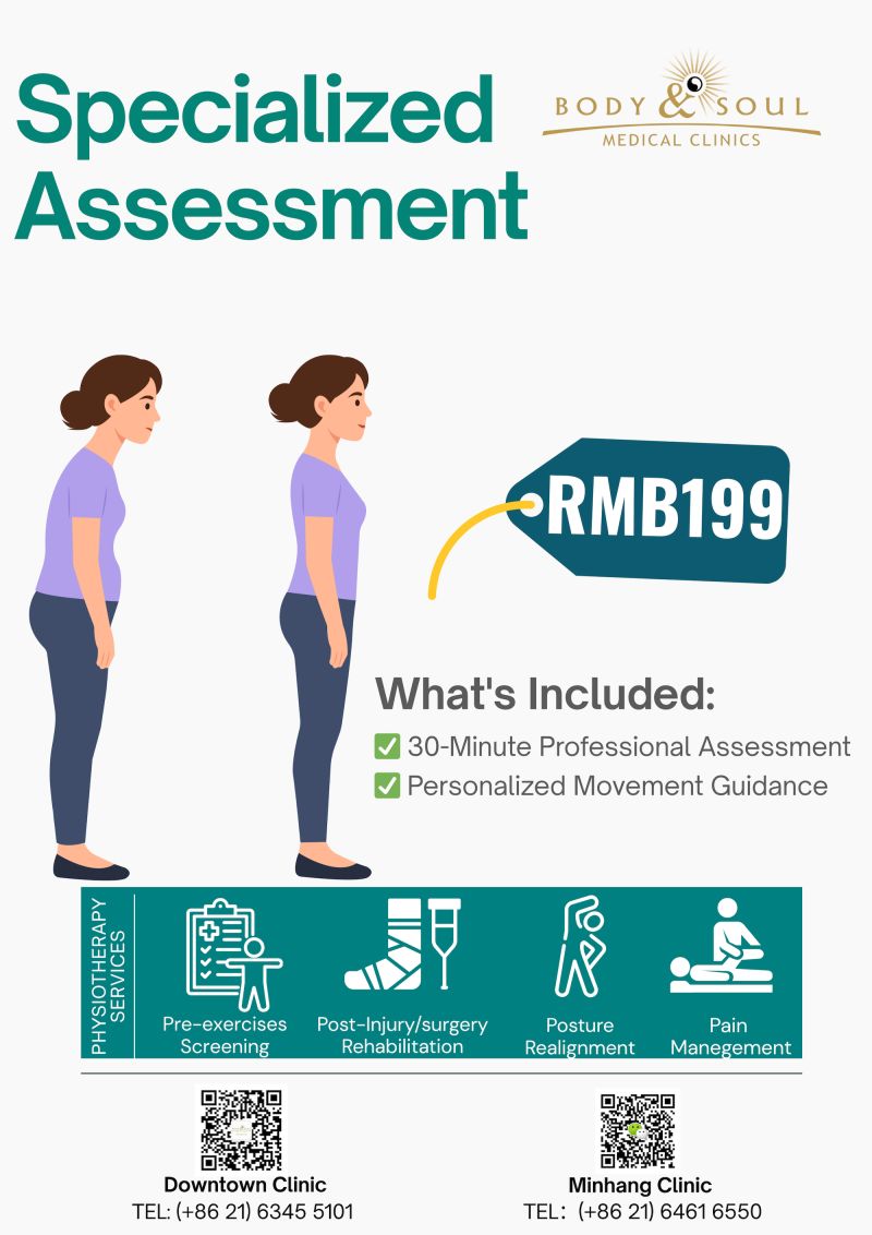 30 Min Body Assessment & Fix-Up at Body&Soul Clinics