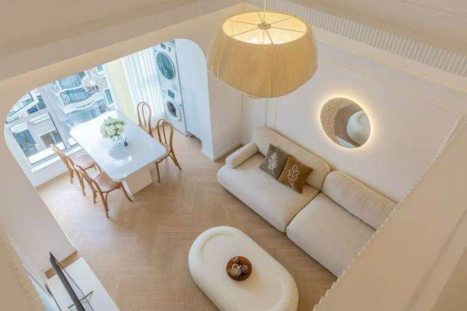 modern big duplex 2brs floor heating modern furniture near west nan jing road line 2,12,13