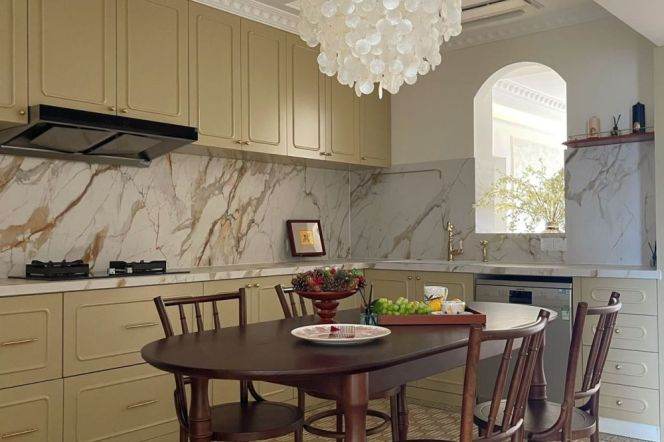 Creamy French Style Residence 230㎡ in Center Xintiandi