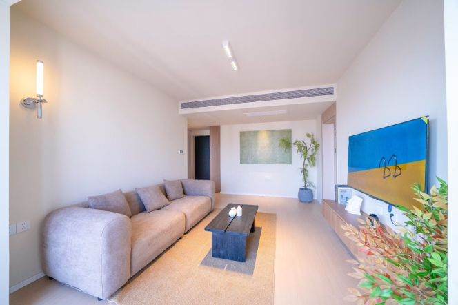 Wuding Rd metro/1br1bt/central AC/floor heat/oven