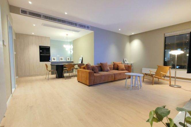 modern 3brs floor heating open balcony nice river view beside Su zhou river only 22K 