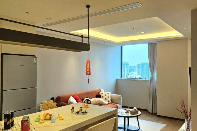1br service apt in Jing'an District Near Zhongxing Rd (Line 8)