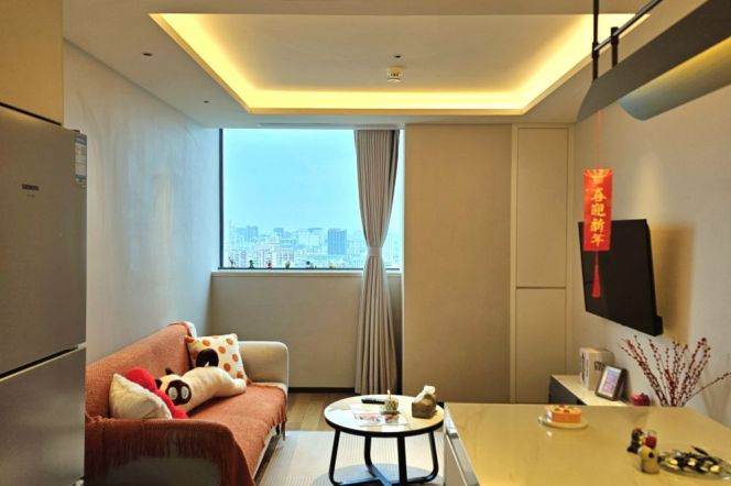 1br service apt in Jing'an District Near Zhongxing Rd (Line 8)