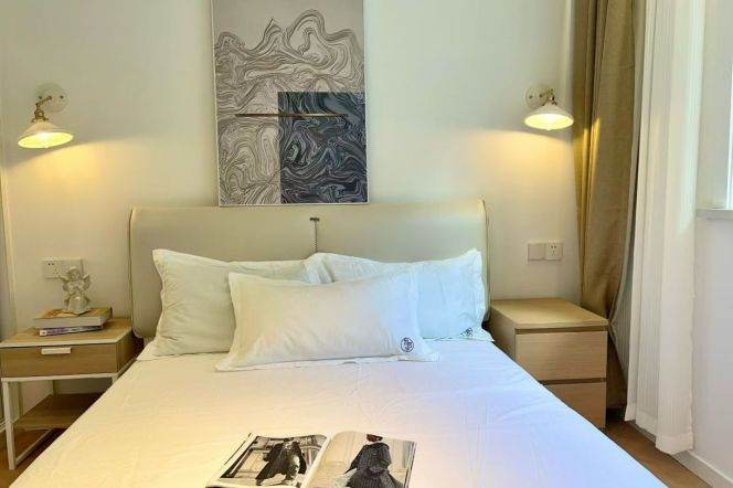 Furnished 1Br w. patio Oven @SJTU