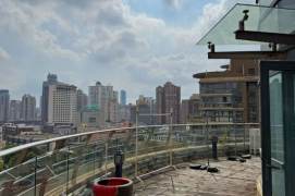 360° river view, top-floor duplex with a 50-square-meter curved river view terrace