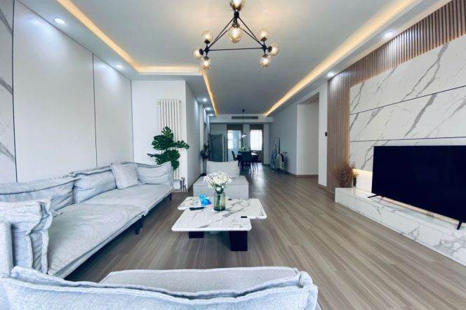 4 br 160 sqm modern Apt &wall heating&oven &dishwasher/L 10 Songyuan rd