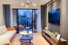 Jing'an Temple/Jiangsu Rd/Wuding Rd /3br2bt/central AC/floor heat/oven/dishwasher/balcony