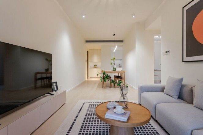 modern 2brs floor heating nice balcony open kitchen near line 9,12 only 20.5K