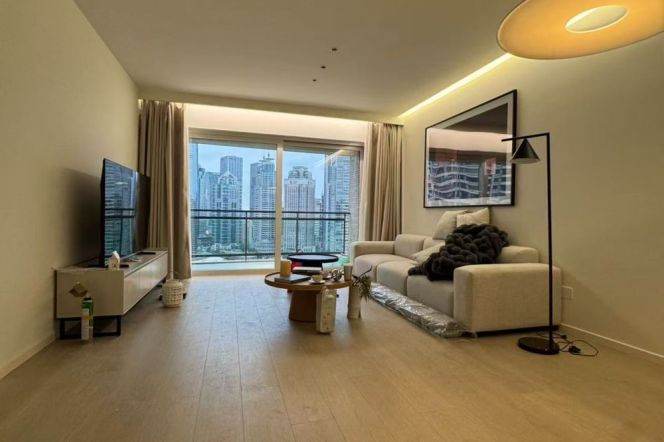 modern brand new 3brs floor heating open balcony nice view beside River IFC Lujiazui 