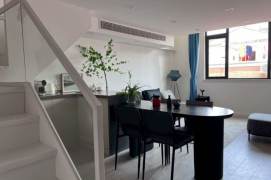 Bright 1+1Br/1Lr/2Bts apt nr Jingan temple,M2/7/14