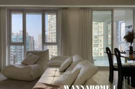 Awesome View+Big Balcony+Spacious&Bright&Modern 3Bdrs 2Baths/W Nanjing Rd CBD+Top Compound