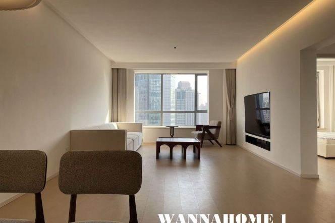 Modern&Spacious&Bright 2Bdrs 2Baths Apt+Nice Compound+L7/13 Changshou Rd+Awesome View