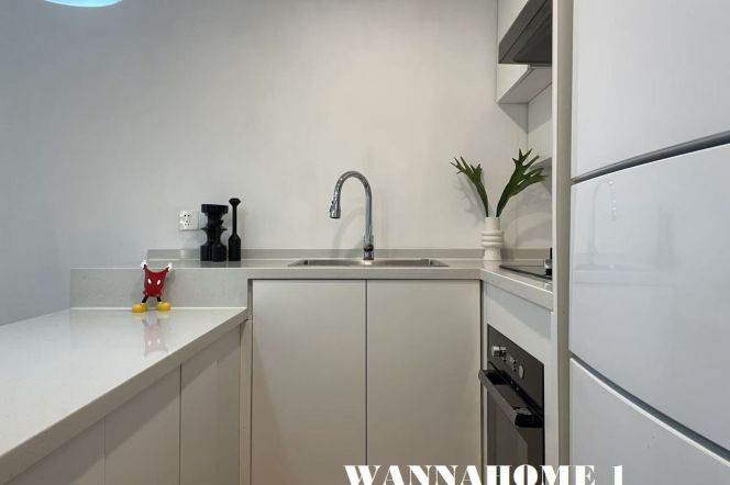 Modern&Spacious 1Bdr 1Bath Apt+L2/11 Jiangsu Rd+Nice View+2F Walk Up