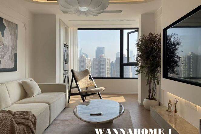 Awesome View+New&Spacious&Bright 2Bdrs 1Bath Apt+Nice Compound+L7/13 Chang Shou Rd