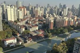 Brand new decoration 2brs with floor heating and river view  beside Su zhou river