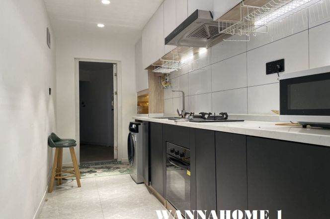 Spacious&Modern Elevator 1Bdr 1Bath Apt+Large Storage+L2/3/4 Zhong Shan Park