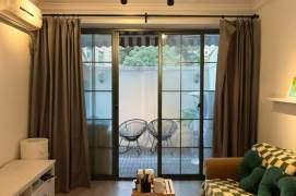 Nice yard 1Br/1Lr/1Bt apt nr South shanxi rd,M1/9/10/12