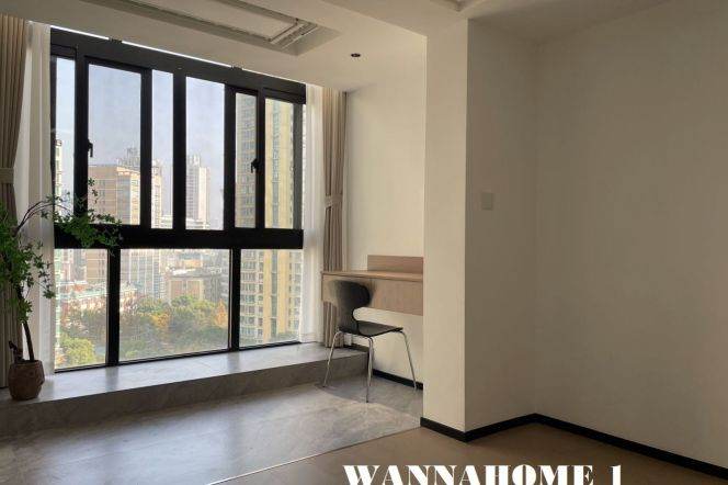 New&Modern&Spacious 2Bdrs 1Bath+Zhongshan Park+Awesome View+Top Compound