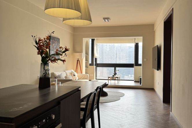 Lujiazui @ Pudong | Simple & Beautiful 2BR-2bathr + River Riew | Shangcheng rd metro L9