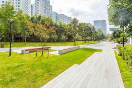 modern big 2brs balcony modern furniture open kitchen in Xintiandi 