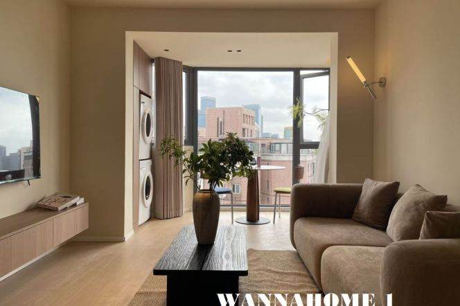 Nice View/Spacious&Modern&Really Bright 1Bdr 1Bath Apt/L14 Wu Ding Rd+Nice Compound