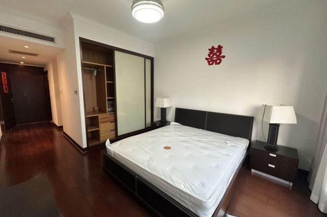 modern big 2brs balcony modern furniture open kitchen in Xintiandi 