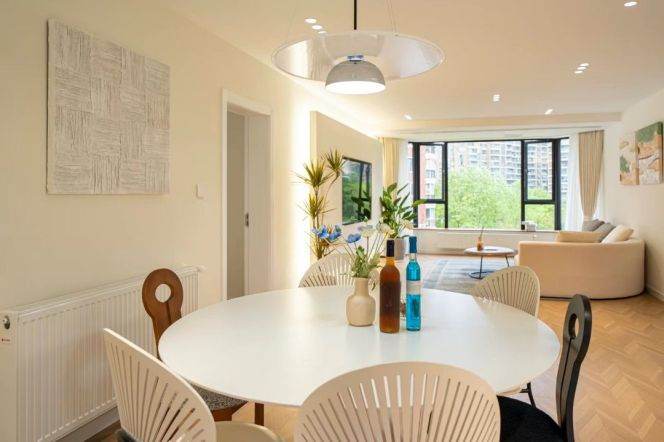 modern 3brs floor heating open balcony beside su zhou river 21K 