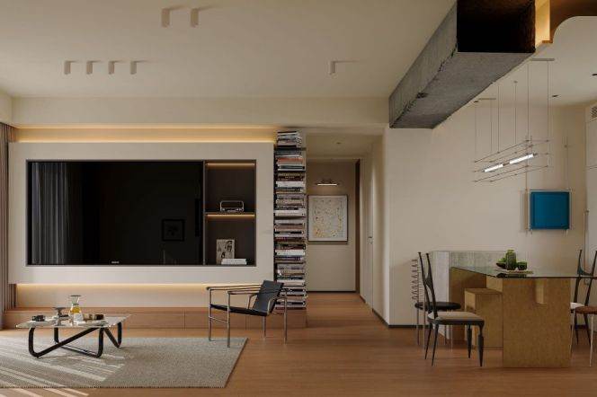 Brand new decoration 3brs with floor heating in  central Xuhui 