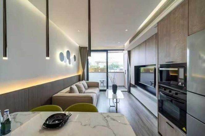 Yueyang/ Dongping Rd bright floor heat 1br apt with balcony; L1/10/12