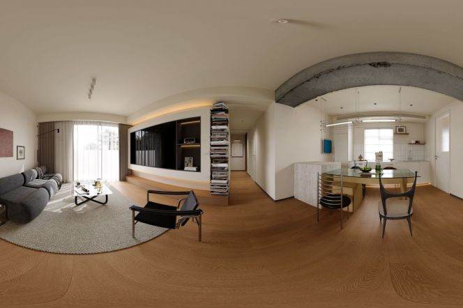 Brand new decoration 3brs with floor heating in  central Xuhui 