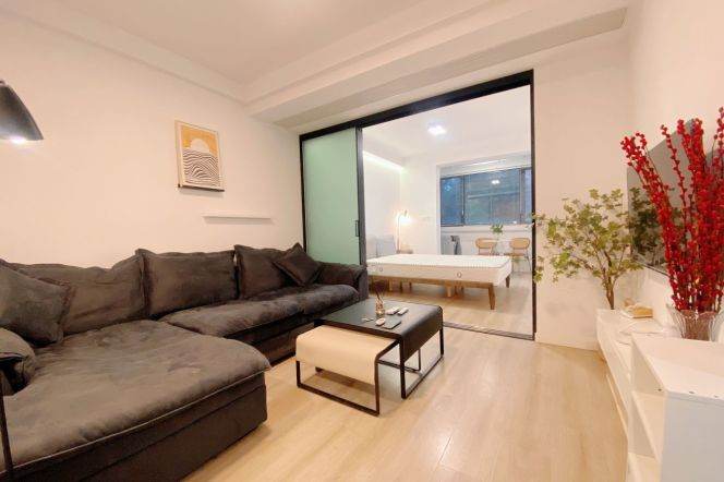  Modern 1br Apt w/Central AC nr Yuqiao Station, Line 11/18, Pudong