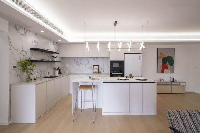 modern 3brs floor heating open kitchen modern furniture in Zhong shan park 20.5K 