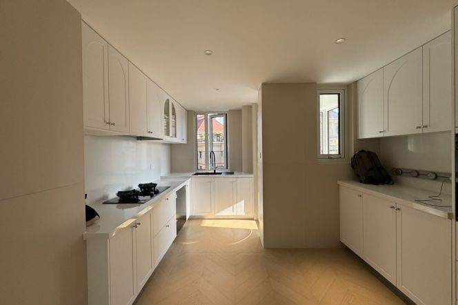 modern huge penhouse floor heating nice terrace beside Huang pu river IFC 