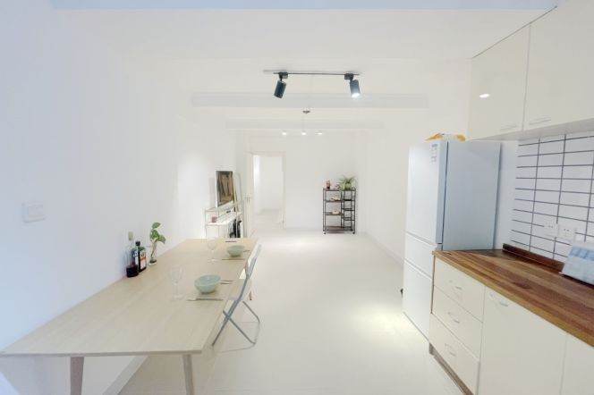 1 br near L1 hengshan rd station+yard+floor heating