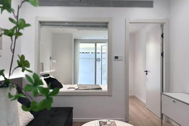 Nice yard 1Br/1Lr/1Bt apt nr Zhongshan park,M2/3/4